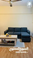  1 sofa and table