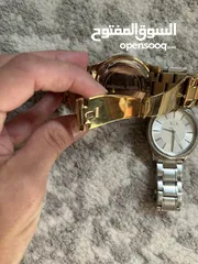  7 Michael Kors and Armani Exchange Women’s watches. Used but in good condition.