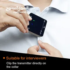  2 ميكرفون لاسلكي للموبايل/كاميرات التصوير/الكمبيوتر wireless microphone /smartphones /Camera /Computer