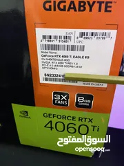  2 كرت شاشة جديد 4060ti