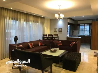  2 شقة مفروشة إطلالة مميزة بمنطقة عبدون