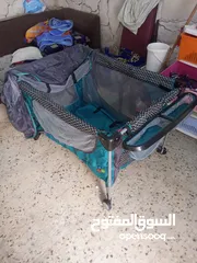  3 سرير اطفال متحرك داخلي وخرجي شغل رحل سفر جديد وكاله غير مستعمل