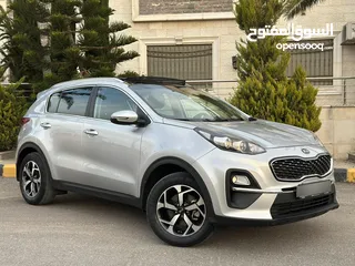  2 KIA SPORTAGE 2022 full option وارد الوكالة تحت الكفالة قاطع مسافة 70 الف كم