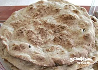  1 مطلوب وصفات مصوره (خبز الطابون وخبز الحمام وخبز البرغر) - فلسطيني