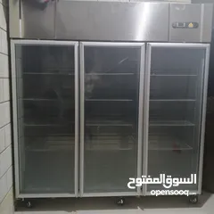  2 للبيع: ثلاجة عرض تجارية بثلاث أبواب زجاجية