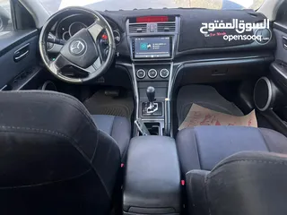  13 مازدا زووم 6 لون أبيض لؤلؤي للبيع موديل 2009