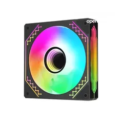  4 portable gaming computer case  كيس كمبيوتر متنقل مع مروحة ARGB وكنترولر للتحكم بالانارة