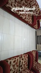  6 كنب مستعمل خشب سويد تسع مقاعد
