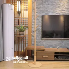  2 علاقة شماعة ملابس خشب ثقيل