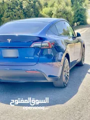  7 ‏TESLA MODEL Y 2022 LONG RANGE فحص كامل بسعر مغرررري فل اضافات دفع رباعي