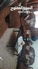  4 طقم كنب استعمال بسيط خشب ممتاز
