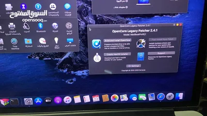  3 ماك بوك برو مستعمل الجهاز فخم باللون الفضي macbook pro