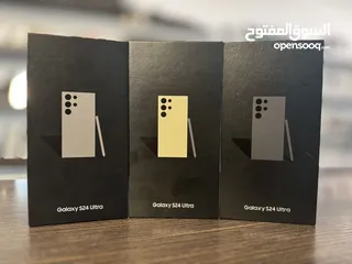  18 سامسونج S24 ألترا (1TB/512GB/256GB) كفالة الوكيل BMS لمدة عام فل بكج الشراكة  بسعر مميز
