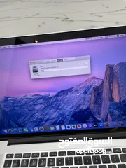  7 MAC BOOK PRO رفيع موصفات قويه Core i7 RAM 16 HARD 500 SSD