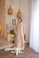  1 جكيت فرو قماش كثير فخم وثقيل