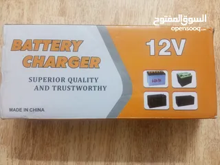  2 شاحن بطارية ذكي CARDIVEK 12V 6A مع قابس