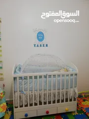  3 تخت ايكيا + فرشة حالة ممتازة