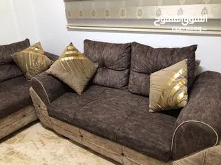  6 طقم كورنر مستعمل 9 مقاعد تفصيل