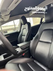  14 Tesla model 3 2023 فل كامل  تيسلا موديل 3 فحص كامل بسعر مغرري  لون كحلي جنط كبير اصليي  ايرباق اصلي