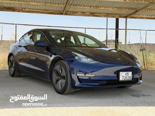  17 تيسلا موديل 3 ((2023)) فل كامل، فحص كامل، شبة وكالة، بسعر ‏مميز..