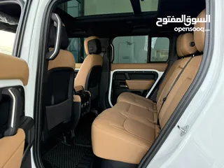  8 لاند روفر ديفندر P400 X-Dynamic HSE V6 سته سلندر  ابيض / زعفراني خليجي