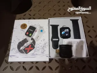  6 وارد الخارج ساعة يد ذكية شبية ساعة أبل أو ساعة آيفون  ماركة Hello smart watch بها مميزات كثيرة  اجرا