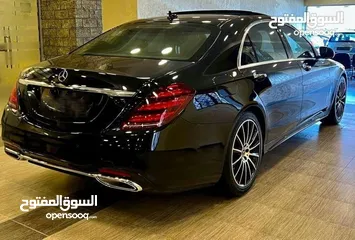  6 مرسيدس S 320 AMG فل كامل الاضافات موديل 2019 نظيفه جدا واعلى مواصفات