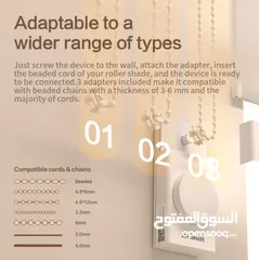  3 محرك الستائر الذكي يعمل مع اليكسا جوجل هوم Zemismart Matter Thread Smart Roller Shade ALEXA GOOGLE