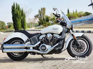  10 Indian scout 2020 abs 1200cc لون مميز