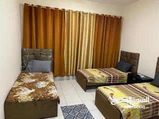 9 (اشرف)ارقى شقة في التعاون  للايجار - فرش فندقي   غرفتين وصالة   نت وجيم ومسبح مجاني  تشطيب فخم