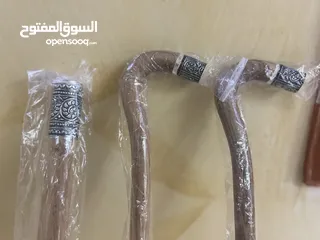  2 متوفر عصي مع عتم فضه اصليه