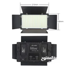 4 600 LED light video light kit, Rechargeable and plug-powered video conference live light اضاءة تصوير