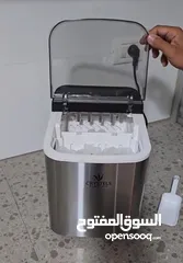  2 جهاز صانع الثلج السريع الاصلي الحجم الكبير ماركة كريستال العالمية CRYSTELS انتاج 16 كلو  ثلج