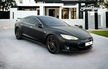  3 Tesla Model S 2015 - GCC - Dual Motor - P85 D - Full Service History - No Accident