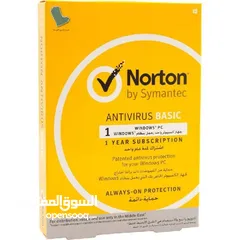  1 Norton Antivirus Basic 1 Device برنامج نورتون