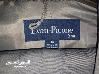  2 بدلة ستاتية قطعتين ماركة evan picone suit