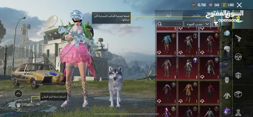  3 حساب ببجي عالمية لفل 74
