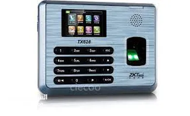  2 جهاز  دوام الموظفين TX-628بصمة اصبع +كرت  ساعات دوام Zk 628