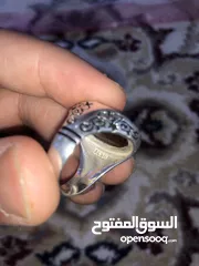  4 خاتم عقيق يمني