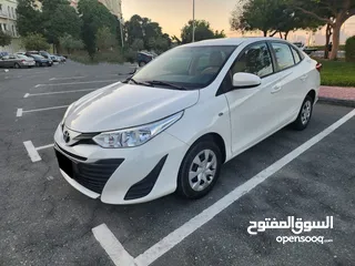  1 2019 Toyota Yaris 1.5L, GCC, Full Original Paints, 100% Accident free
