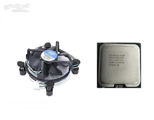  1 مروحة انتل اصليه لمعالج كمبيوتر lga 775 + معالج بنتيوم Pentium  630  CPU