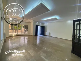  8 شقة ارضية فارغة للايجار خلدا  مساحة 230م مع ترس و حديقة 300م تشطيبات و ديكورات سوبر ديلوكس