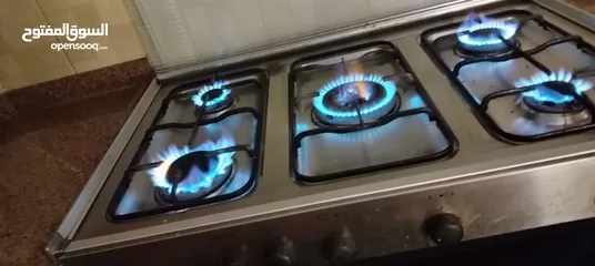  2 غاز خمس عيون مع فرن