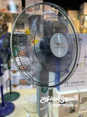  3 مروحة ناشونال بركندة ستاند 7 شفرات 3 سرعات تايمر ماتور نحاس كفاله 3 سنوات