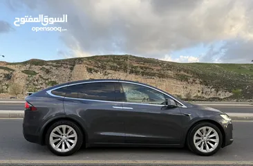  6 TESLA MODEL X 75D 2018  (تيسلا اكس كرت داخل الوكالة)