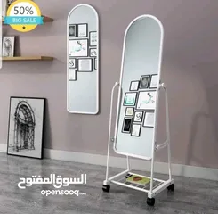  6 مرايا مع قاعدة معدن متحركه