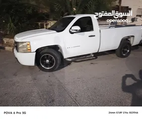  4 بكب سلفرادو موديل 2007 كابينة واحدة