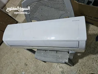  1 مكيف TCL 1طن A+++ موديل حديث مستعمل بحاله الوكاله