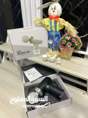  7 جهاز تدليك كهربائي صغير الحجم لاسلكي وقابل لإعادة الشحن CY-007 مزود بـ 4 رؤوس قابلة للتبديل