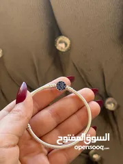  24 اساور باندورا الاصليه فضة و دهبي شامل الفل بكج